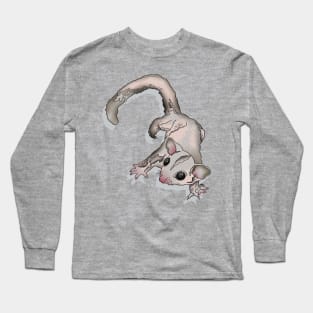 Climbing Sugar Glider Long Sleeve T-Shirt